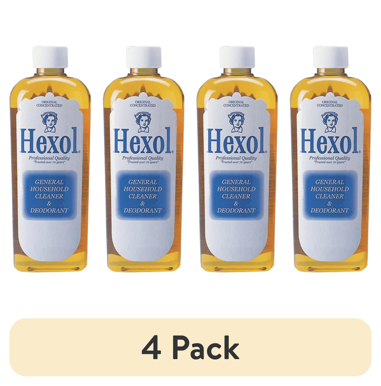 4 pack) Hexol Concentrated Multi Surface Household Cleaner