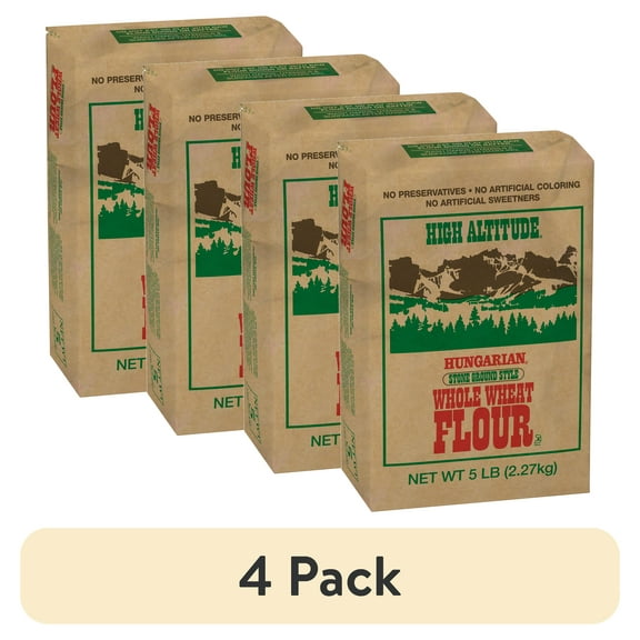 (4 pack) High Altitude Hungarian Whole Wheat Flour