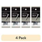 (4 pack) Hillman Lag Screws, 5/16" x 2", Steel, Zinc, Interior Screws, Hex Drive, Silver, 3 pack