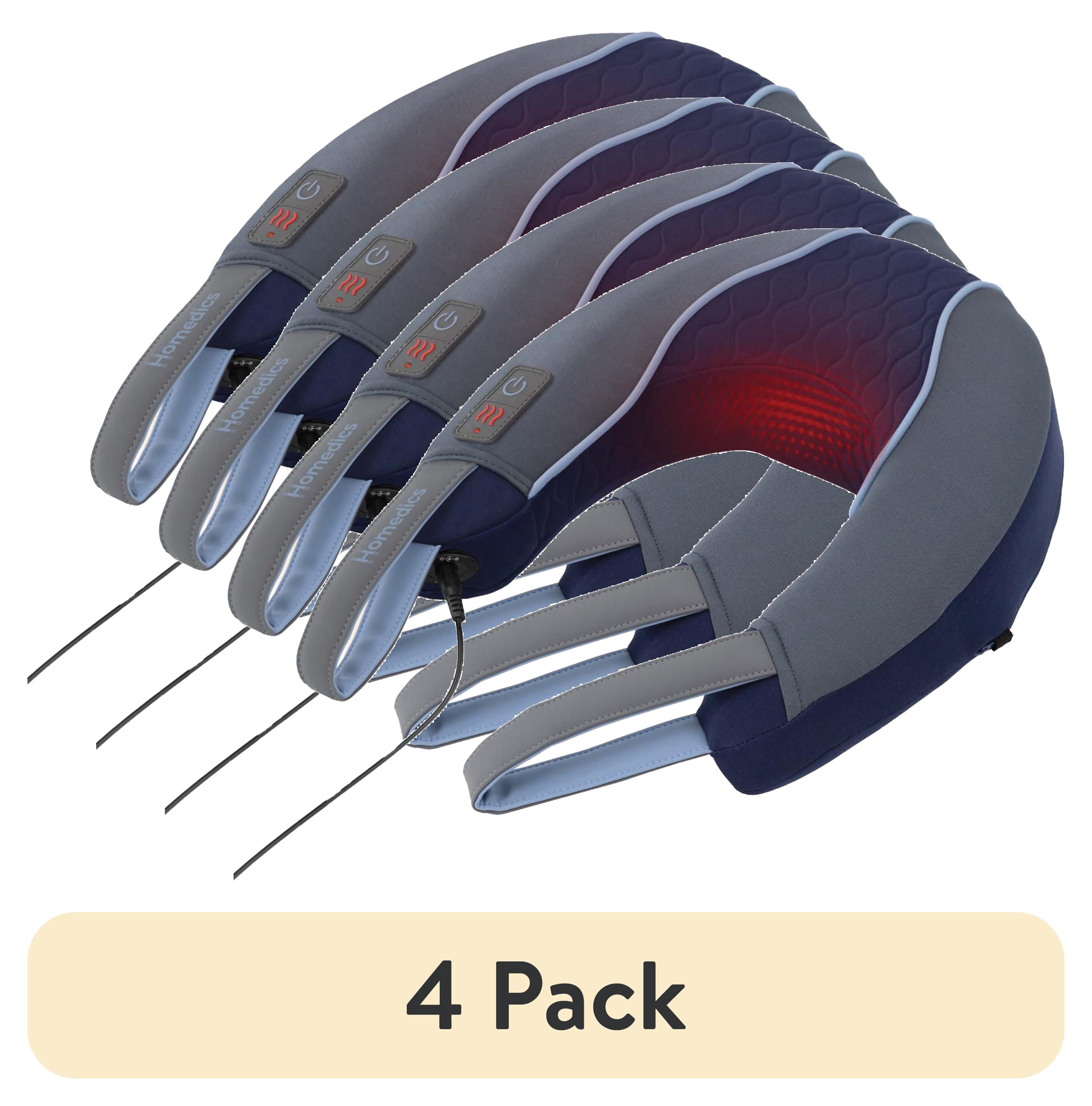 (4 pack) Homedics Neck Massager with Comfort Foam Vibration and Soothing Heat