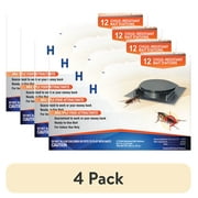 (4 pack) Homeplus Indoor Roach Killer Bait Stations, 12 Count, Pest Control Solution
