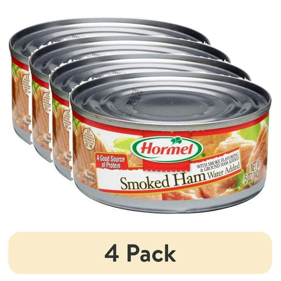 (4 pack) Hormel Smoked Chunk Ham, 5 oz Can