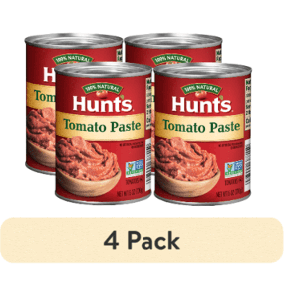 (4 pack) Hunt's Tomato Paste, 6 oz Can