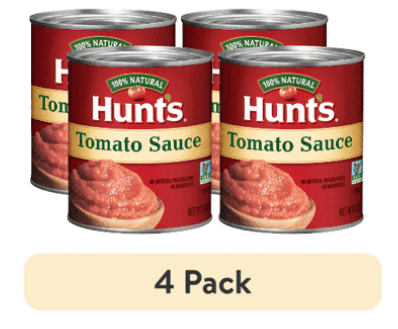 (4 pack) Hunt's Tomato Sauce, 8 oz Can