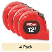 (4 pack) Hyper Tough 12 Foot Tape Measure