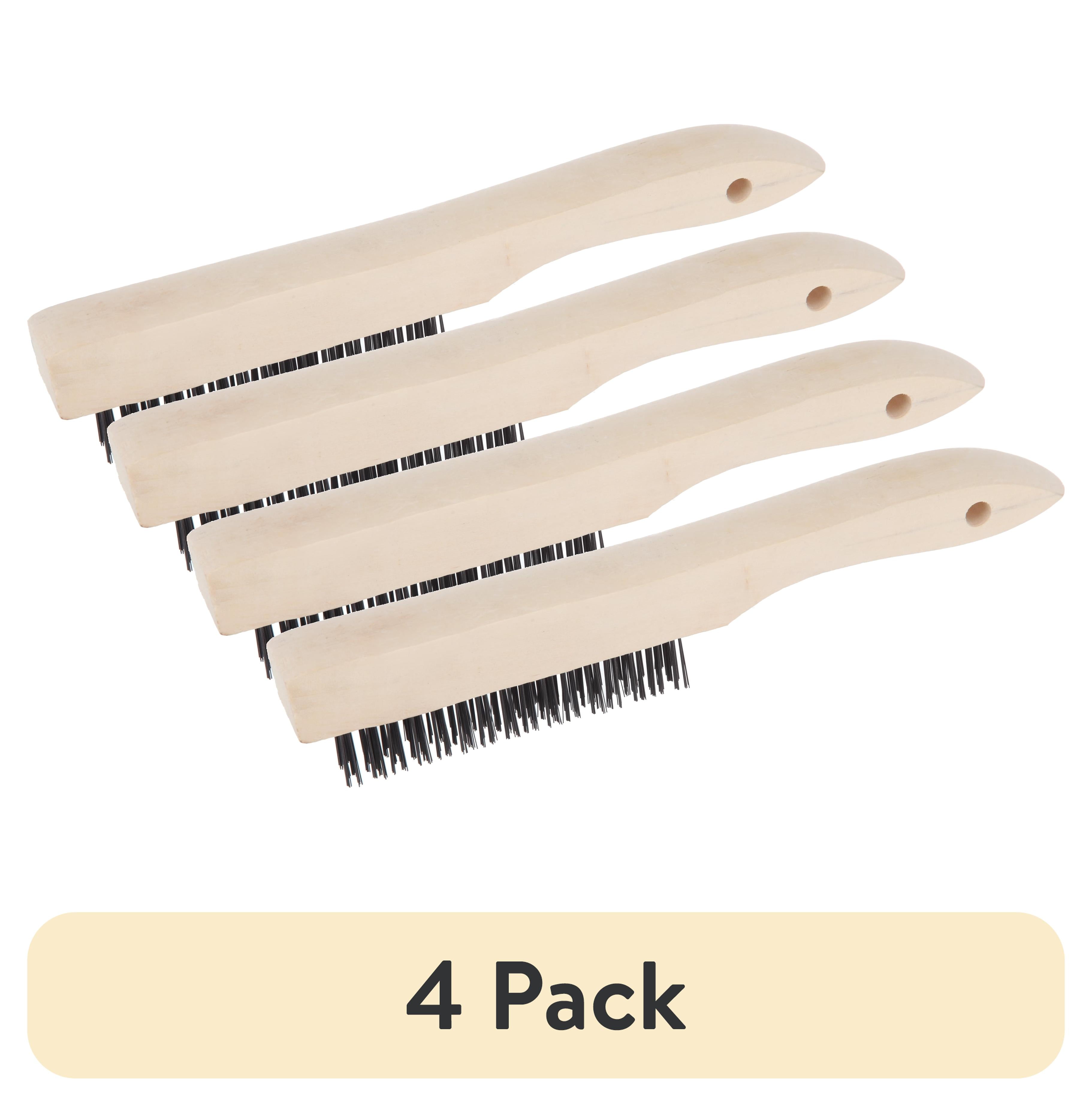 (4 pack) Hyper Tough 4x16 Wire Brush TP90009Z