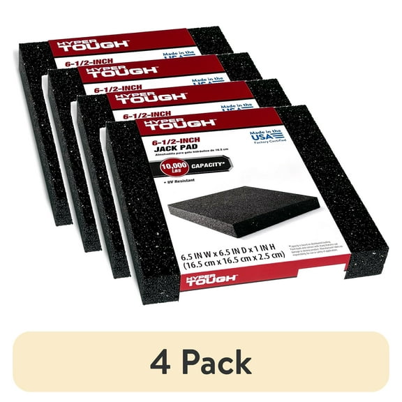 (4 pack) Hyper Tough 6.5" Jack Pad
