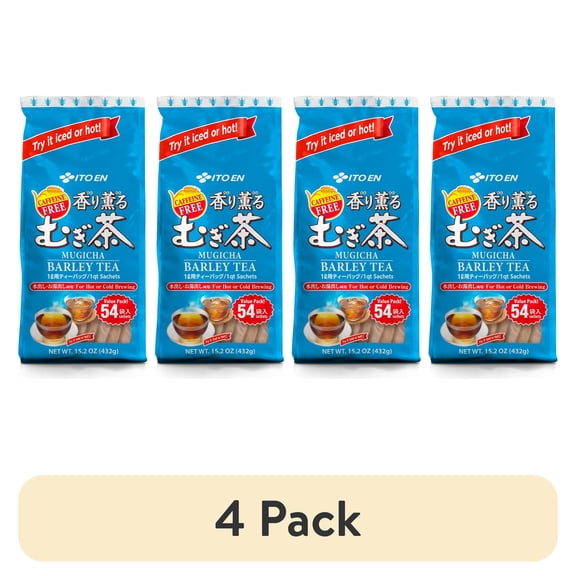 (4 pack) ITO EN Kaori Kaoru Mugicha Barley Tea 15.2oz/432g