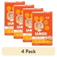 thumbnail image 1 of (4 pack) Iams Proactive Health Dry Cat Food, Chicken Flavor, 22 lb Bag, 1 of 17