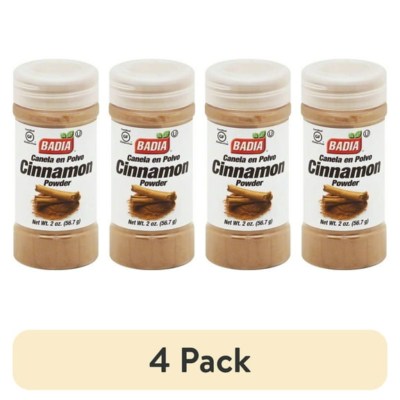 (4 pack) Badia Cinnamon Powder, 2 oz
