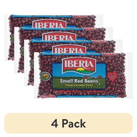 (4 pack) Iberia Red Beans Small 12 oz