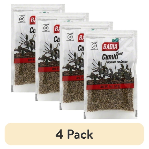(4 pack) Iberia Whole Cumin Seeds, 1 oz