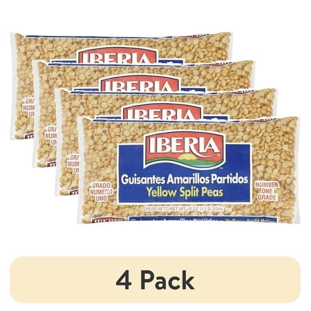 (4 pack) Iberia Yellow Split Peas, 16 oz