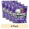thumbnail image 1 of (4 pack) Ice Breakers Ice Cubes Arctic Grape Flavored Sugar Free Chewing Gum, Pouch 8.11 oz, 100 Pieces, 1 of 10