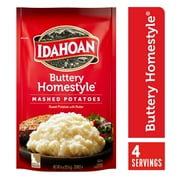 (4 pack) Idahoan Buttery Homestyle Mashed Potatoes, 4 oz Pouch