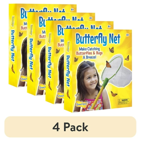 (4 pack) Insect Lore™ Butterfly Net