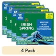 thumbnail interactive-video image 1 of (4 pack) Irish Spring Moisture Blast Deodorant Bar Soap for Men, 3.7 oz Bar (12 Pack), 1 of 8