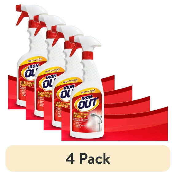 (4 pack) Iron Out Rust Stain Remover 24 fl oz