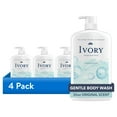 thumbnail image 1 of (4 pack) Ivory Mild and Gentle Body Wash, Original Scent, 35 fl oz, 1 of 9