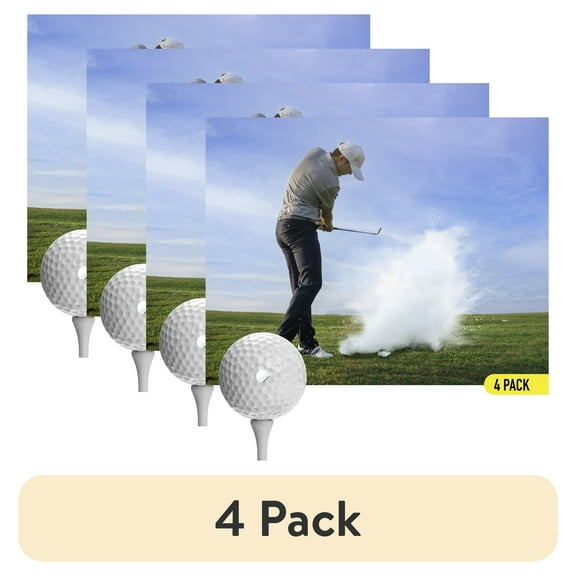 (4 pack) Izzo Golf Exploder Prank Golf Balls, White and Dimpled, 4 Pack