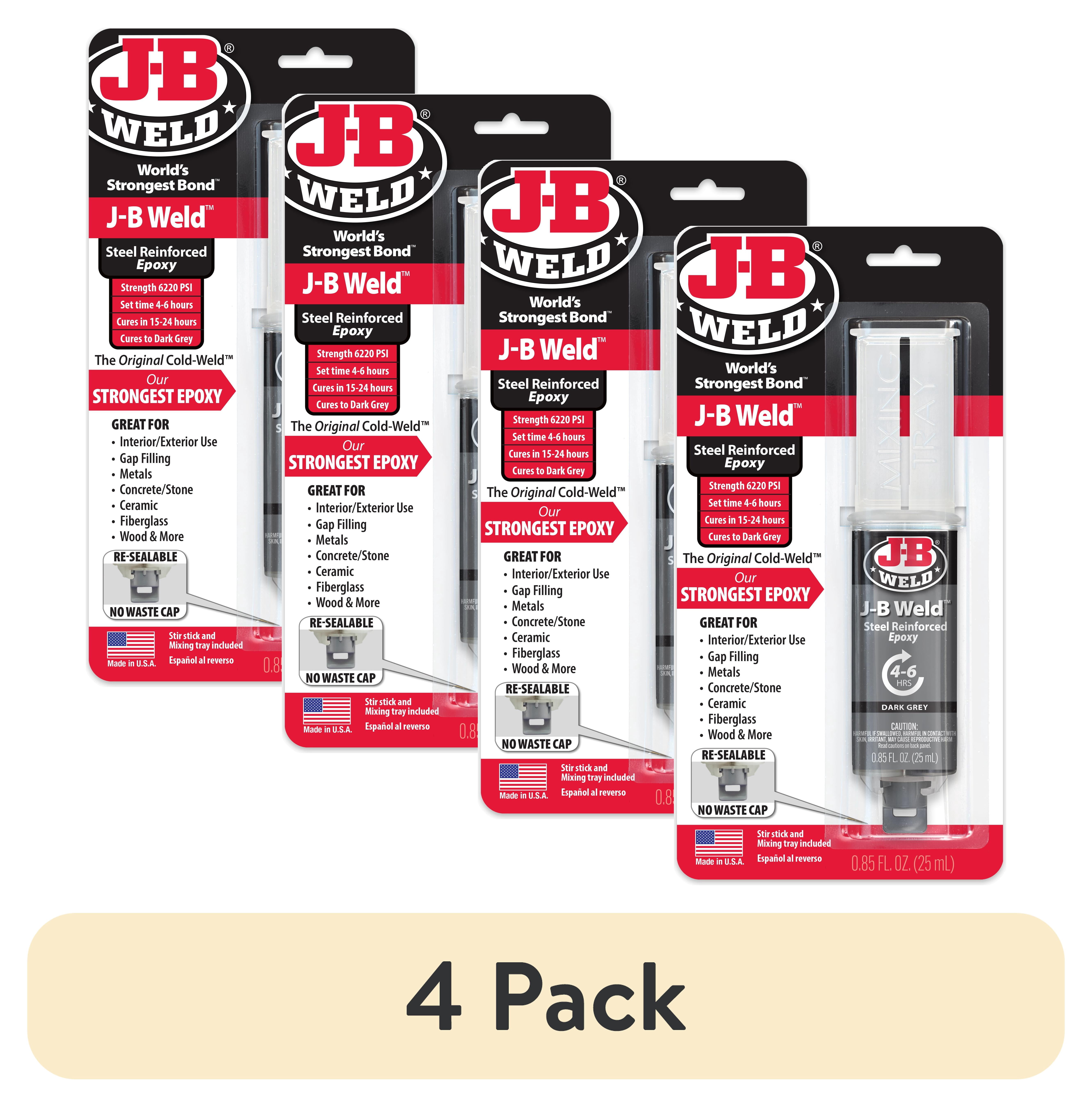 4 pack) J-B Weld Syringe 25 Ml Epoxy - Walmart Business Supplies
