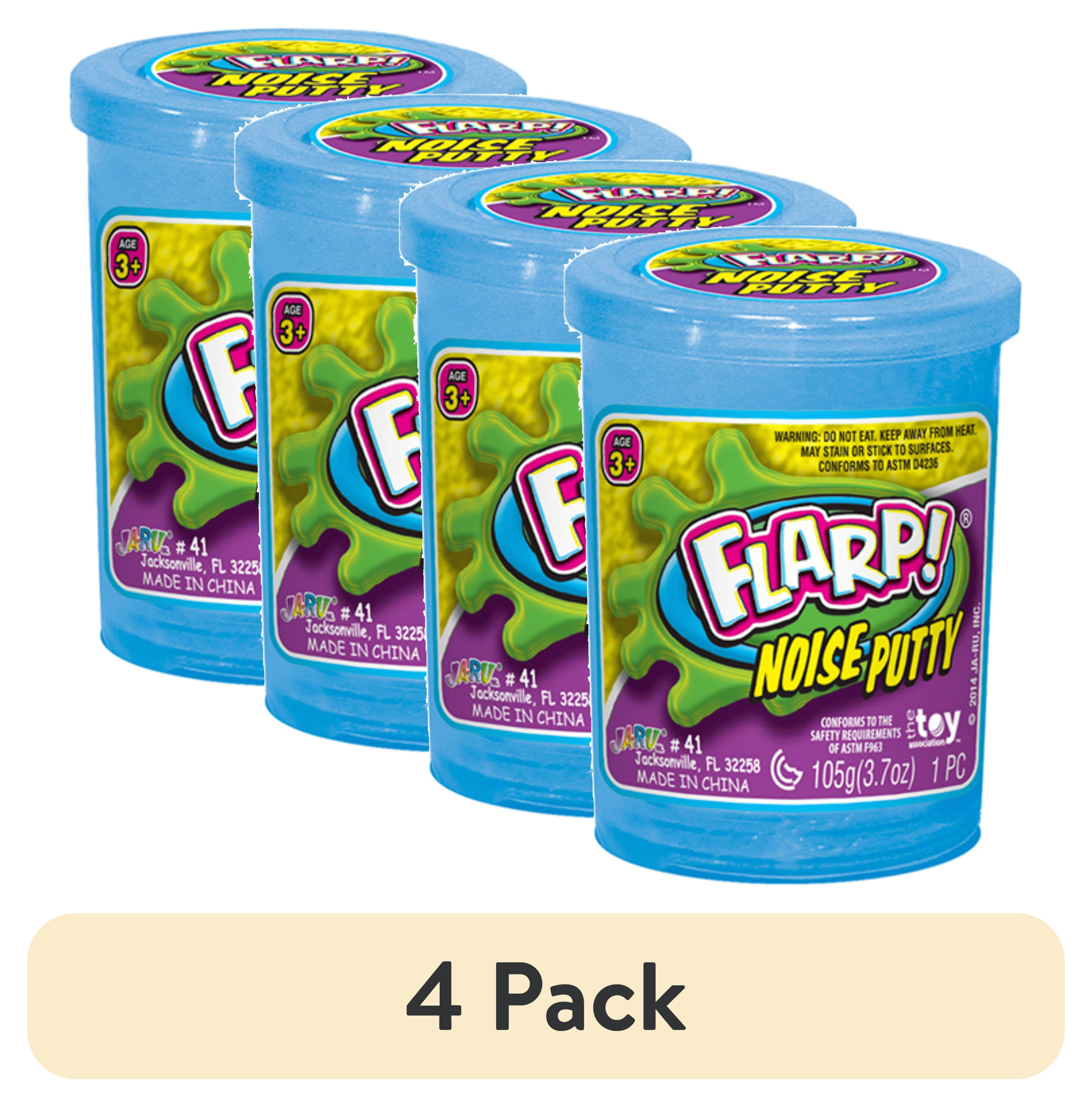 4 pack) JA-RU Flarp Noise Putty (Colors will Vary) Novelty Impulse