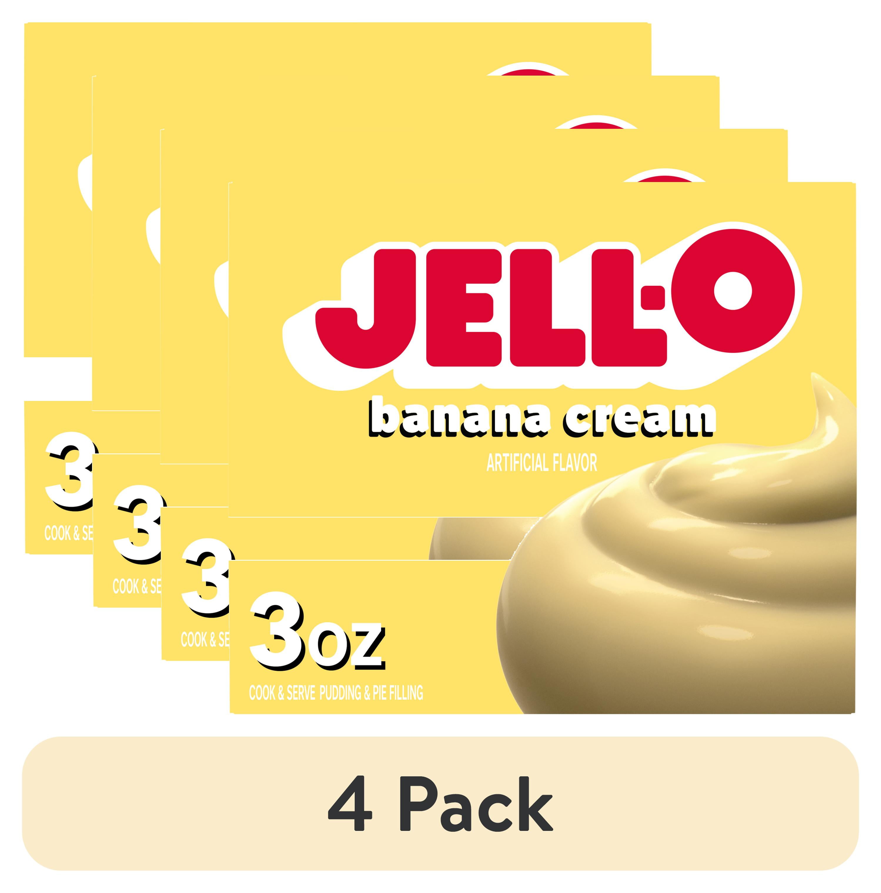 ジェル2＆クリーム3 4-pack-Jell-O-Cook-Serve-