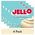 thumbnail image 1 of (4 pack) Jell-O White Chocolate Instant Pudding & Pie Filling Mix, 3.3 oz Box, 1 of 16
