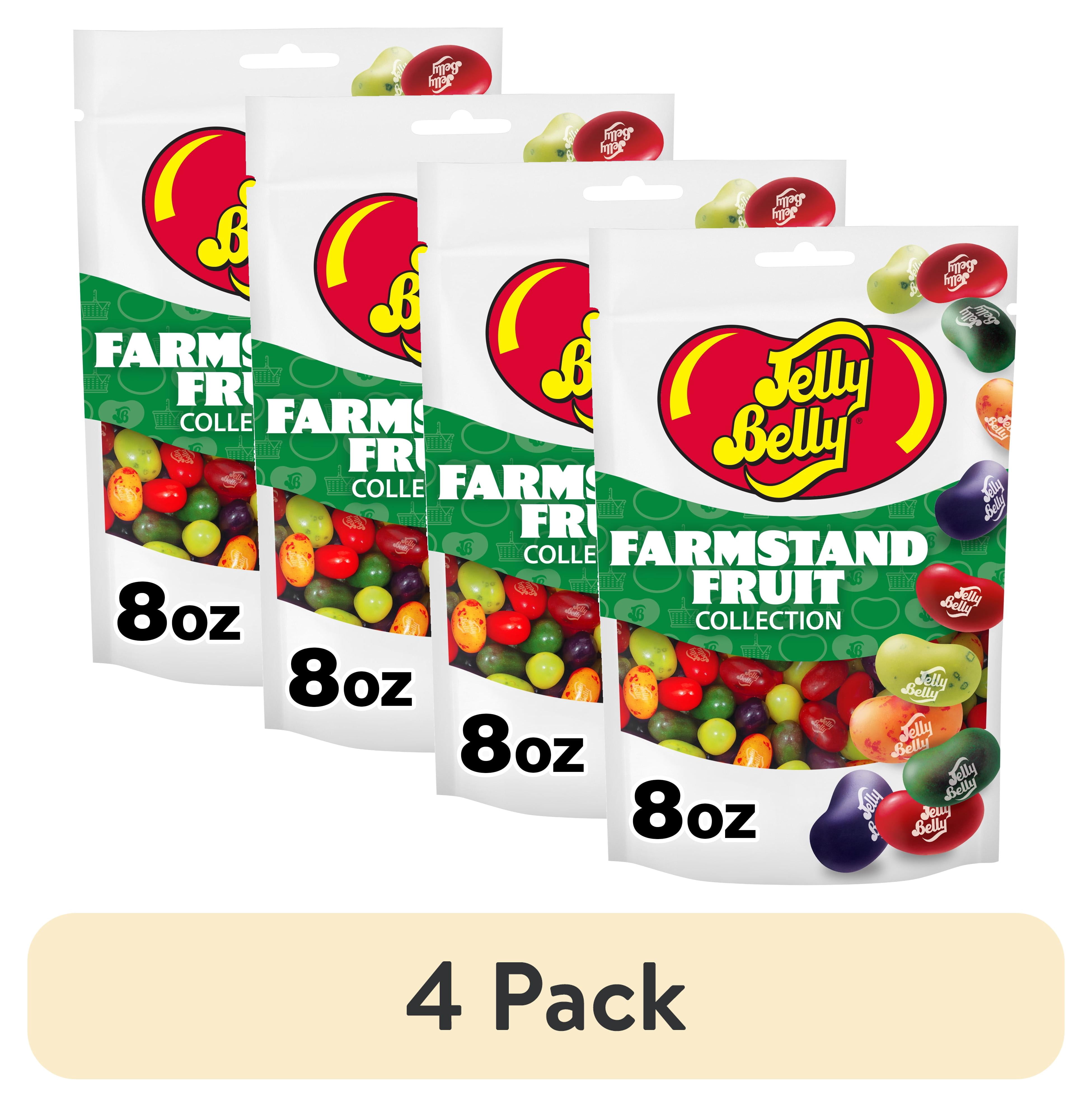 USA 大型キャビネット　JELLY BELLY 4 pack) Jelly Belly Farmstand Fruit Jelly Bean Collection - 8 oz