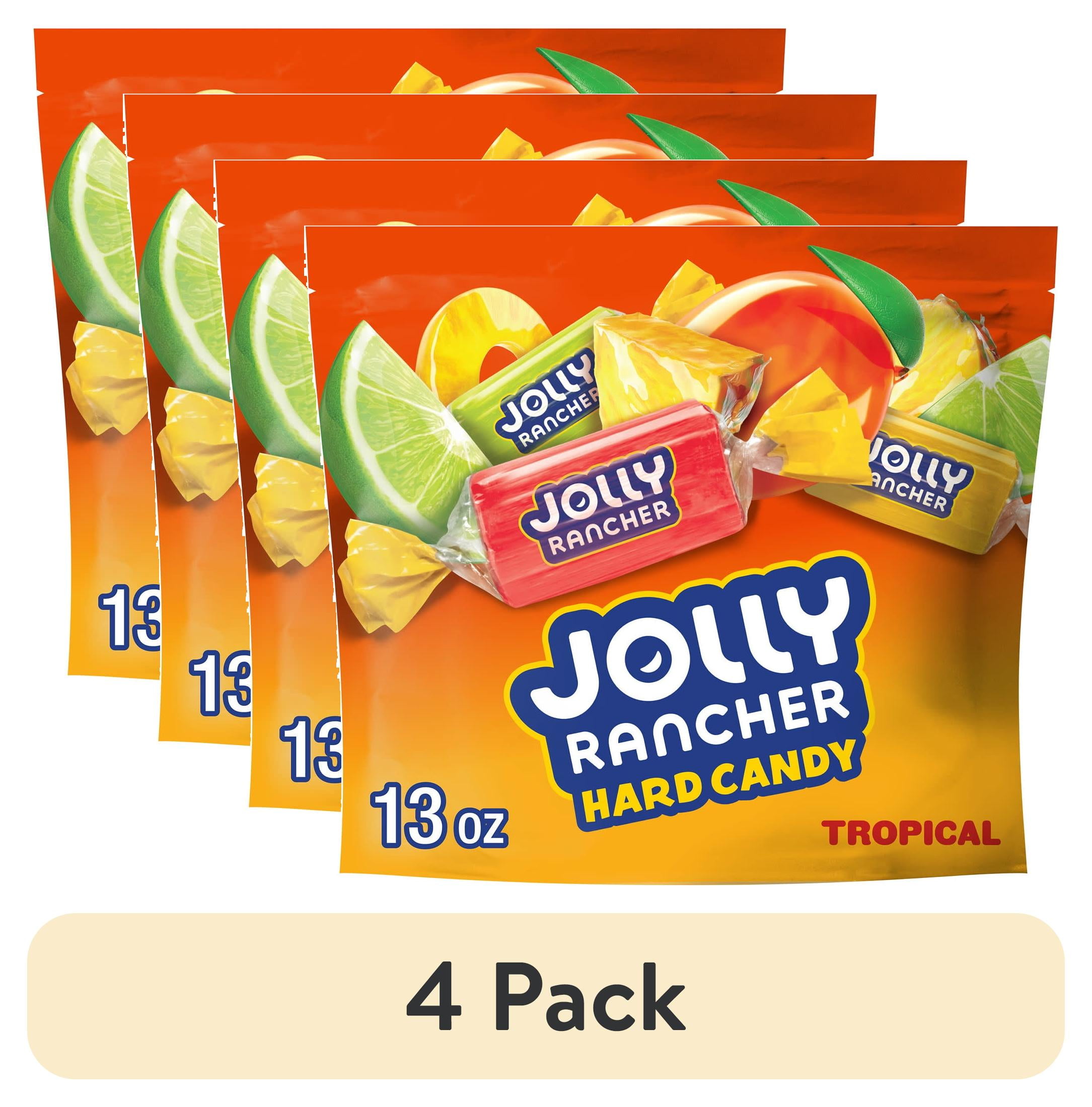 4 pack) Jolly Rancher Assorted Tropical Fruit Flavored Hard Candy