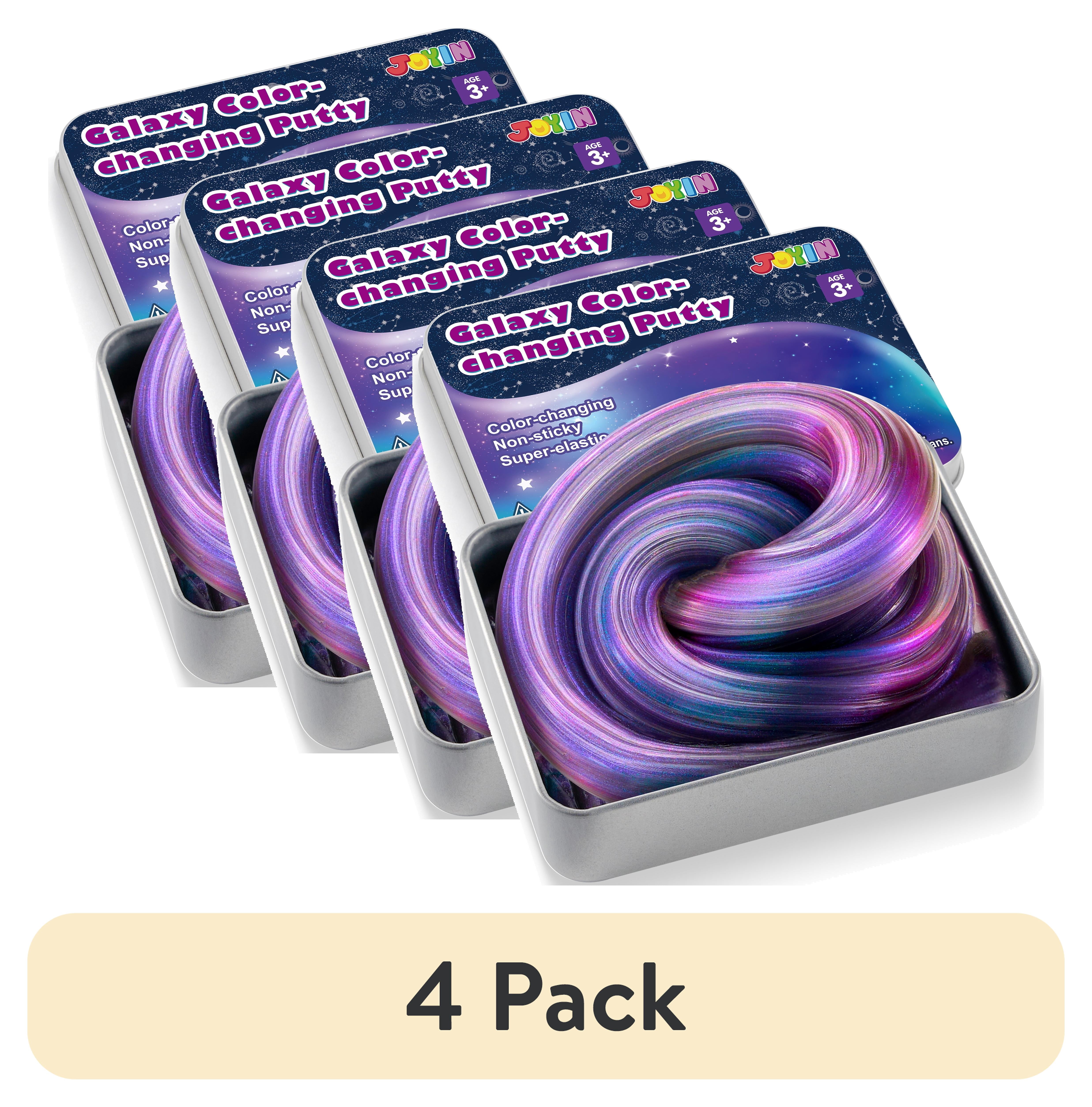 Mud Fidget (4 pack) Joyfy 4.2oz Galaxy Color Changing Putty Non Sticky Water Slime ...