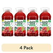 (4 pack) Juicy Juice 100% Juice, Fruit Punch, 128 fl oz Bottle