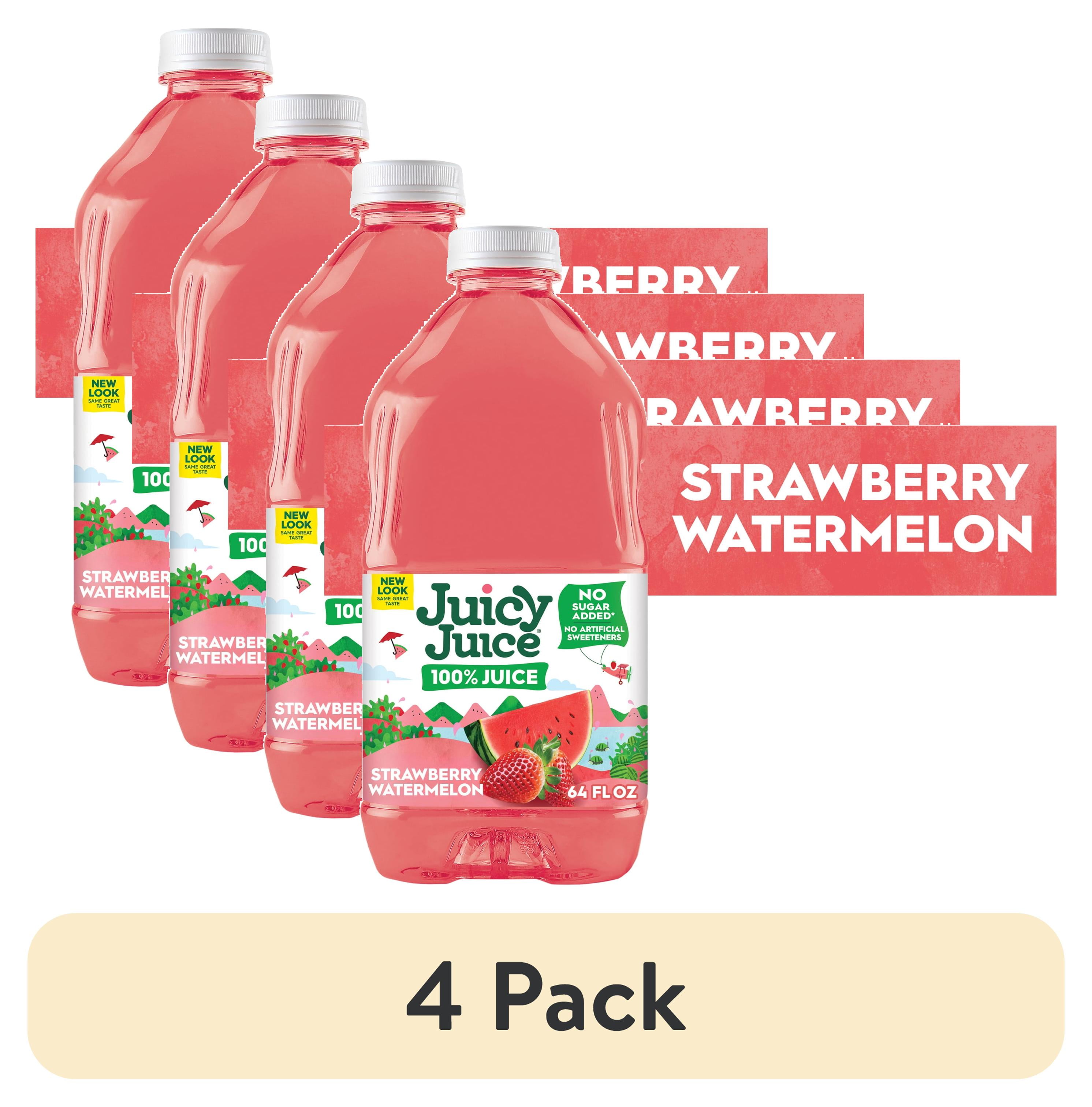 洋楽 juicy Juicy Juice 100% Strawberry Banana Juice - 64 FZ 8 Pack