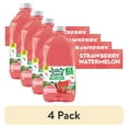 thumbnail image 1 of (4 pack) Juicy Juice 100% Juice, Strawberry Watermelon, 64 fl oz Bottle, 1 of 15