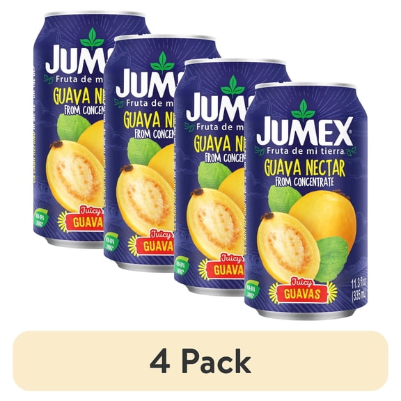 (4 pack) Jumex Guava Nectar Juice, 11.3 fl oz