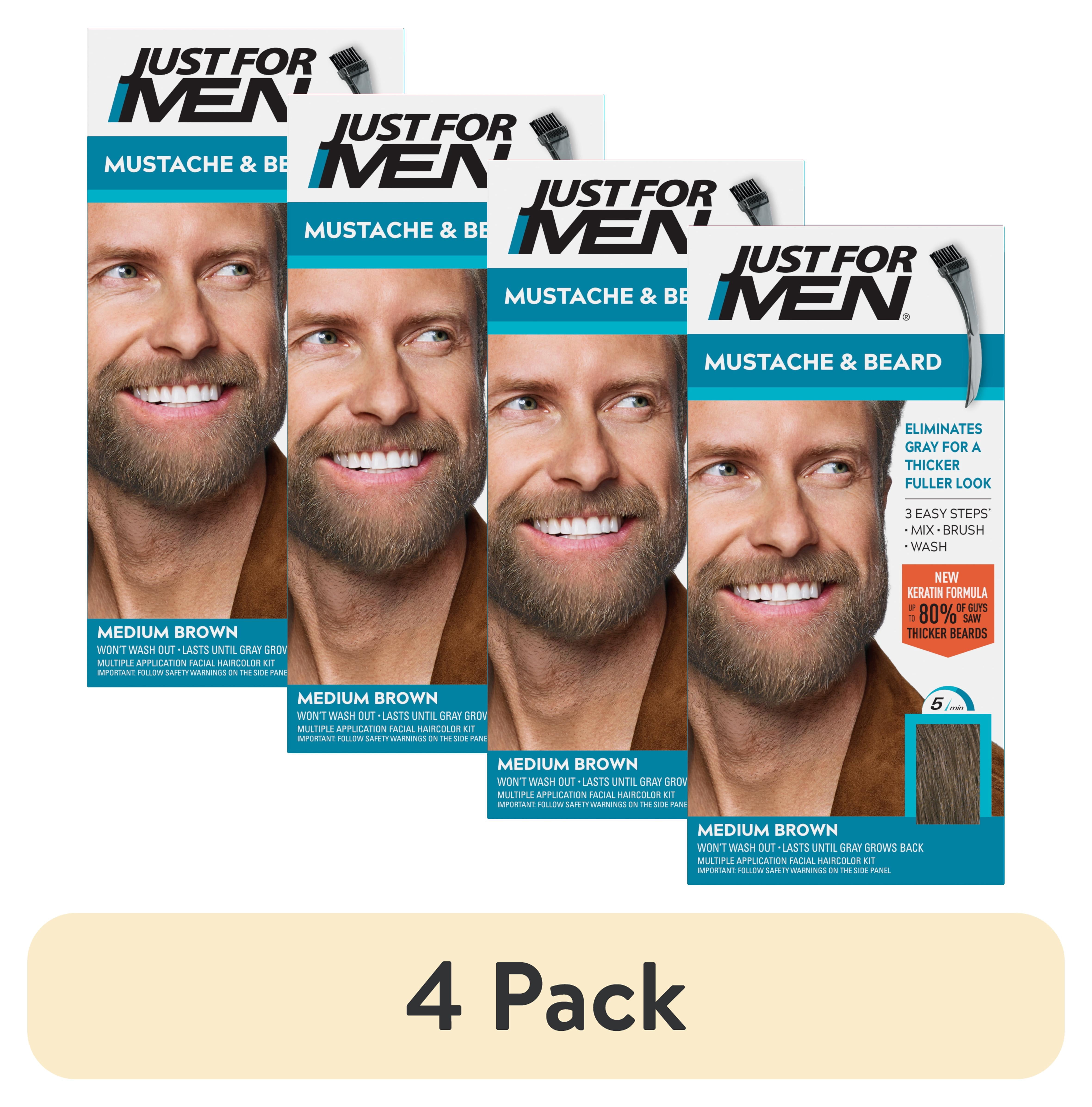 染毛料セット(LUCENT I I .PROMASTER .他) 4-pack-Just-Men-Mustache-Beard