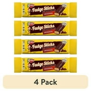 (4 pack) Keebler Fudge Sticks, Creme Wafer Dunked in Keebler Fudge, 8.5 oz
