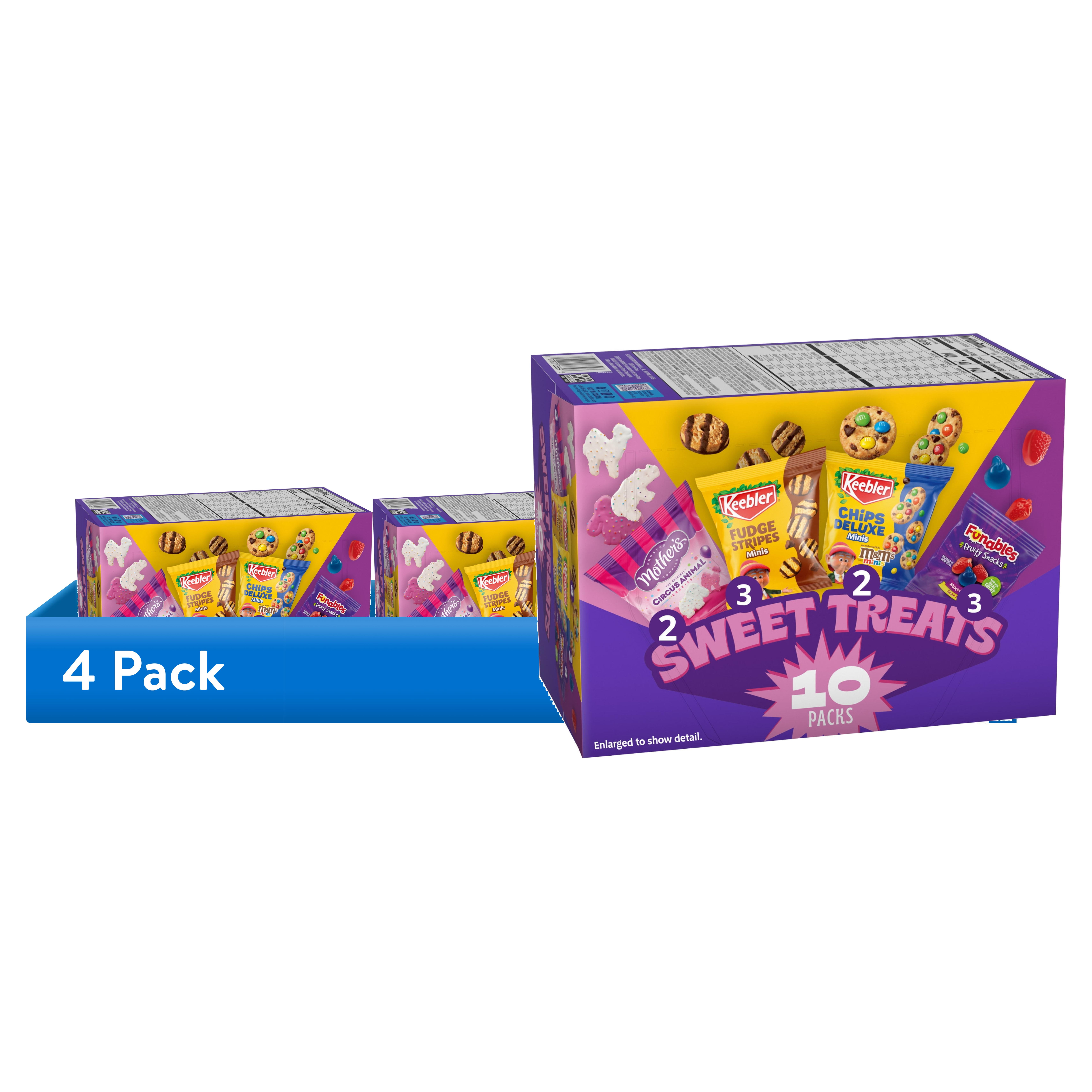 4 pack) Keebler Sweet Treat Variety Pack, 12-Count Box, Includes