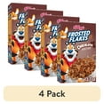 thumbnail image 1 of (4 pack) Kellogg's Frosted Flakes Cold Breakfast Cereal, 8 Vitamins and Minerals, Kids Snacks, Chocolate, 13.7oz Box (1 Box), 1 of 14