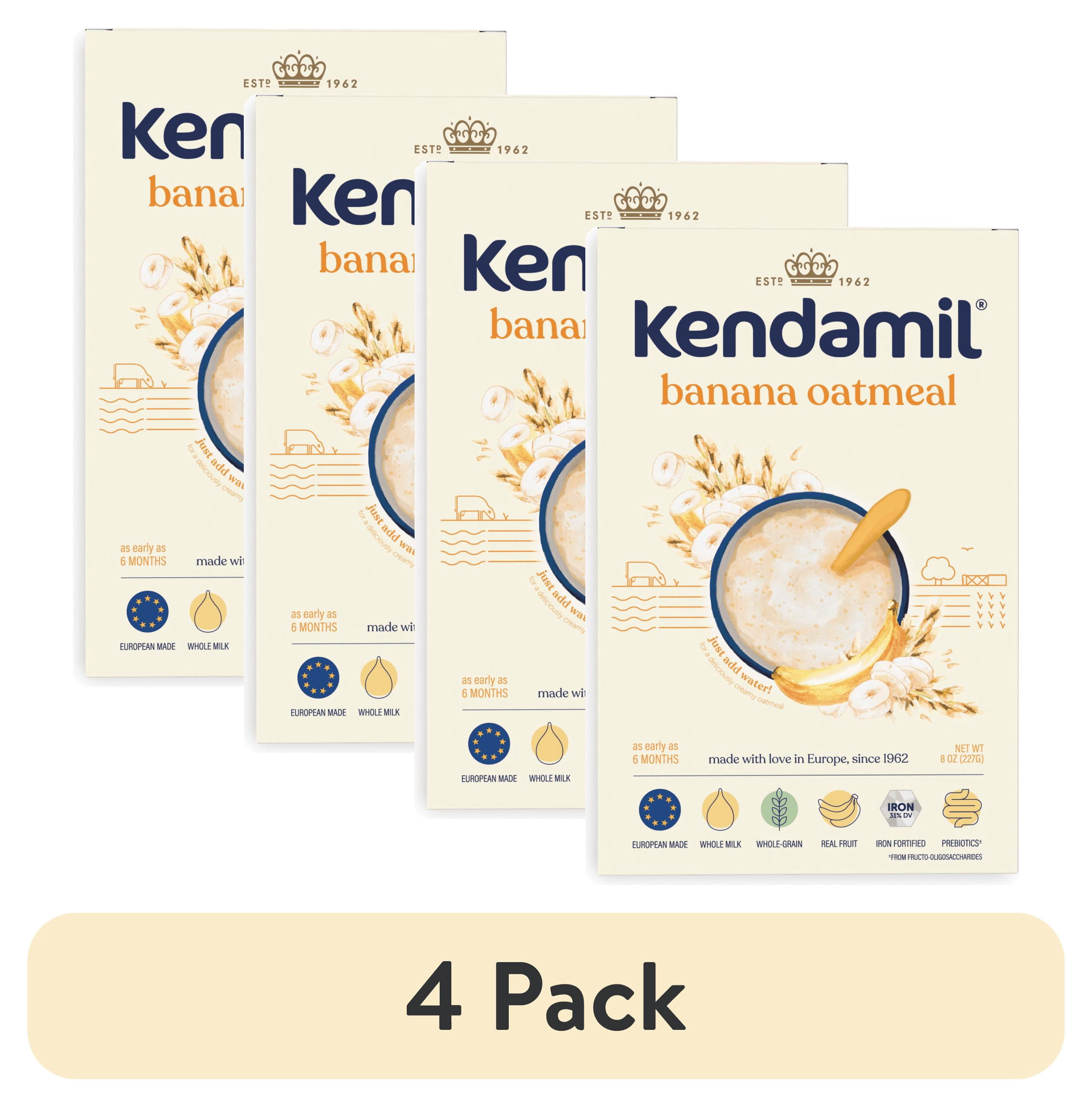 (4 pack) Kendamil Banana Creamy Oatmeal Cereal - 8oz