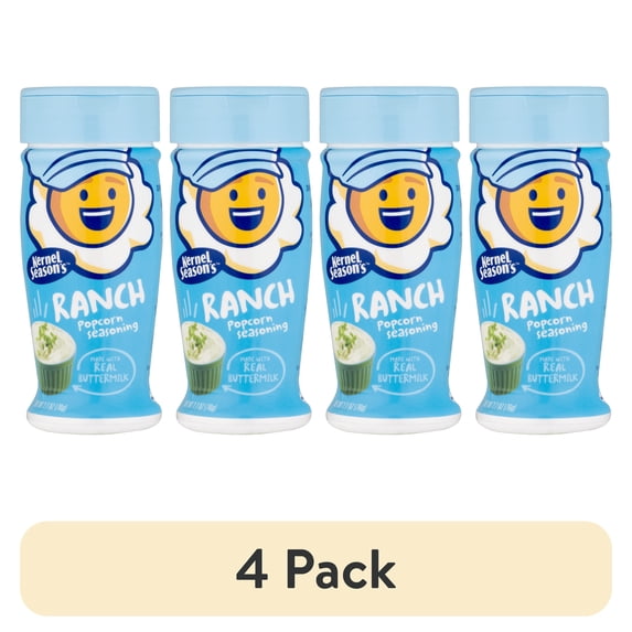 (4 pack) Kernel Season's Ranch Popcorn Seasoning, 2.7 oz.