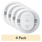 (4 pack) Kidde Battery-Operated Combination Smoke & Carbon Monoxide Detector, Voice Alerts