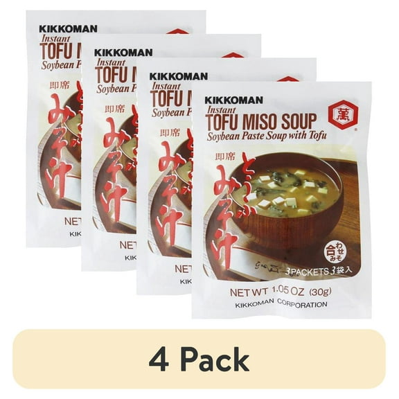 (4 pack) Kikkoman Instant Miso Instant Soup Mix