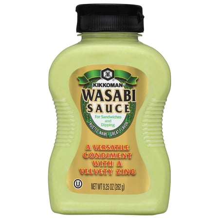(4 pack) Kikkoman Kosher Wasabi Sauce, 9.25 oz Bottle