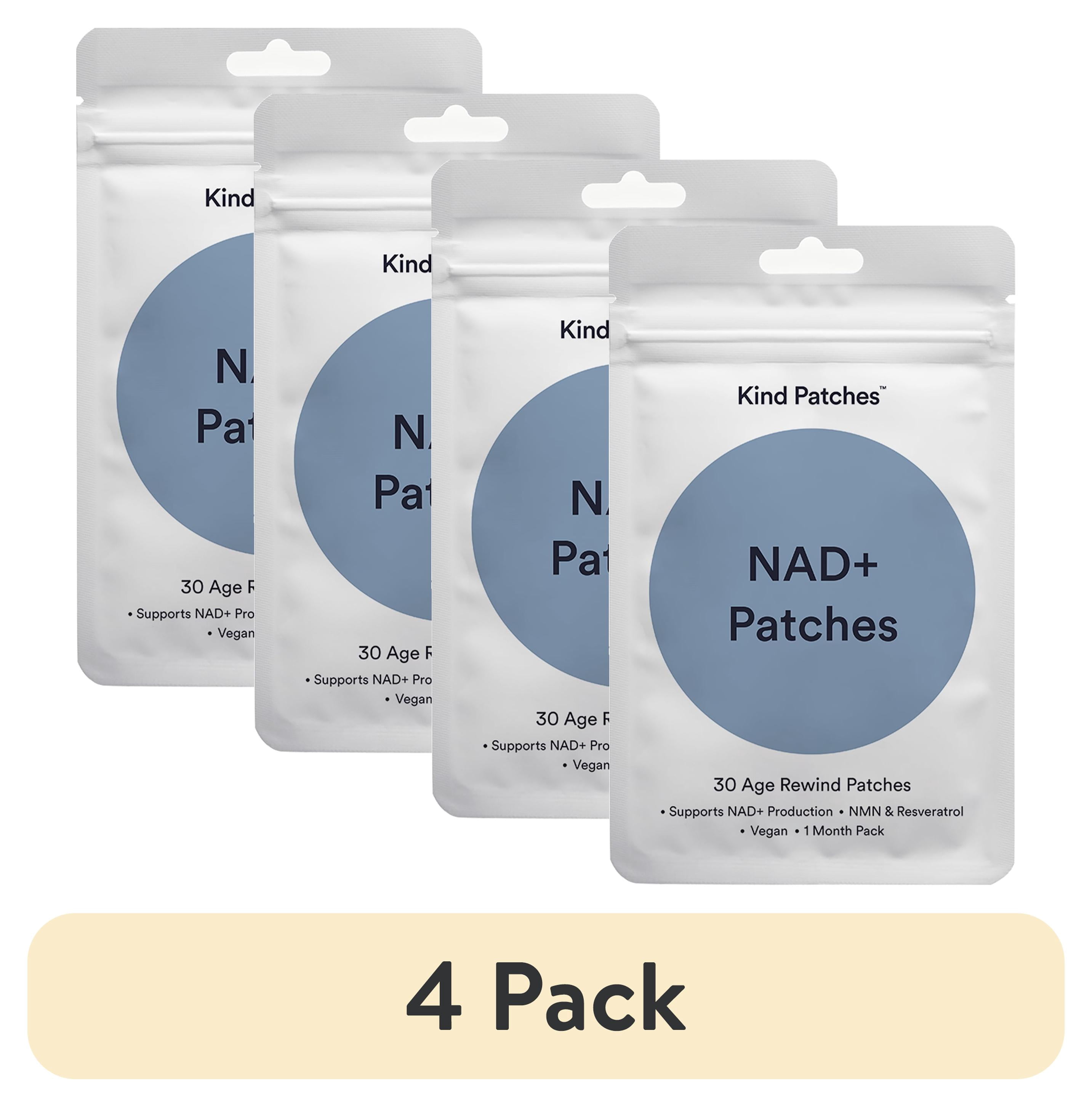 (4 pack) Kind Patches NAD+