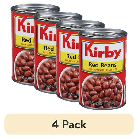 (4 pack) Kirby Red Beans, 15 oz