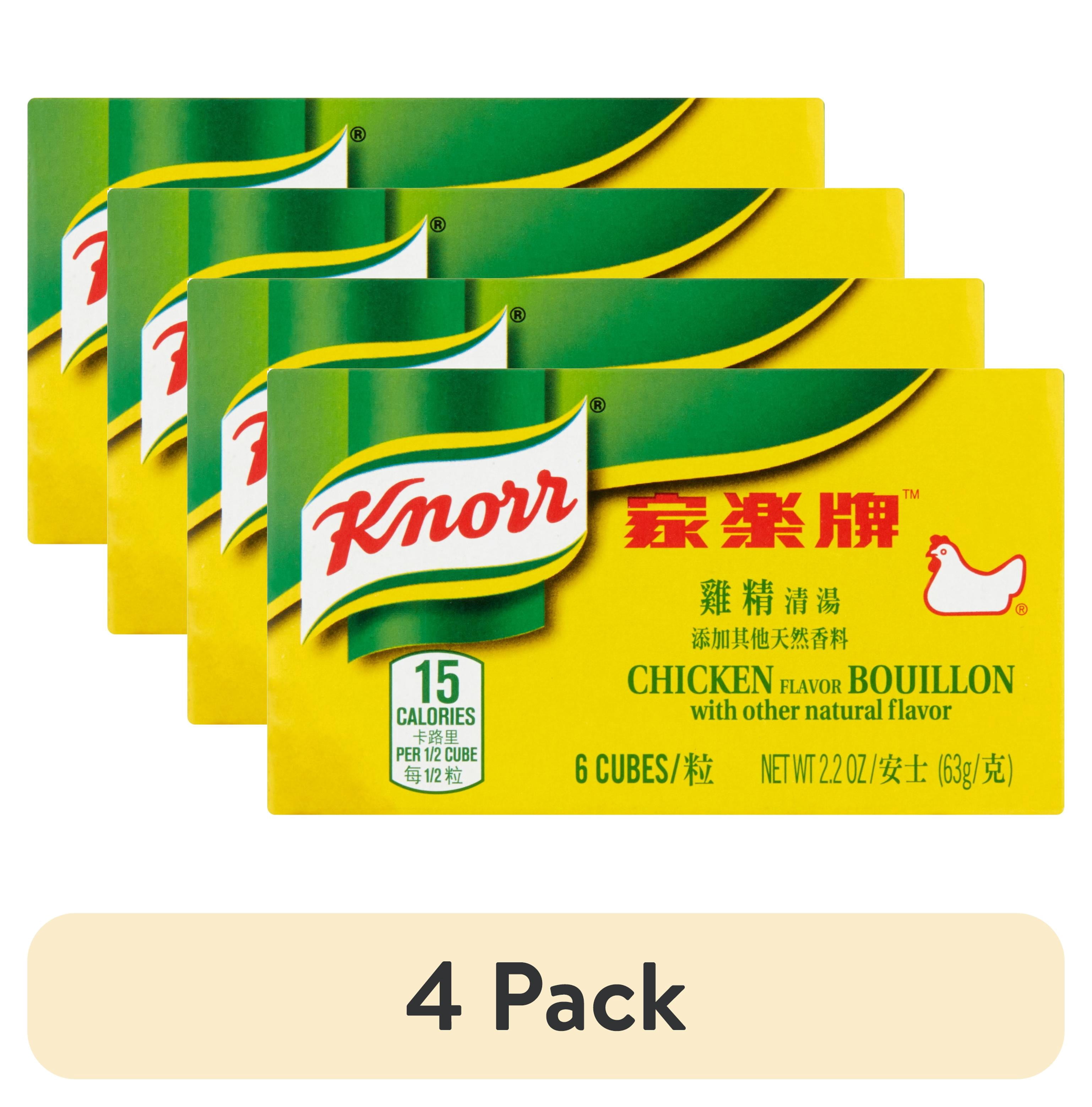 (4 pack) (48 pk) Knorr Chicken Bouillon Cubes, 2.2 oz; Chicken Bouillon Broth