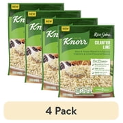 (4 pack) Knorr No Artificial Flavors Cilantro Lime Rice Sides, 5.5 oz Regular Pouch