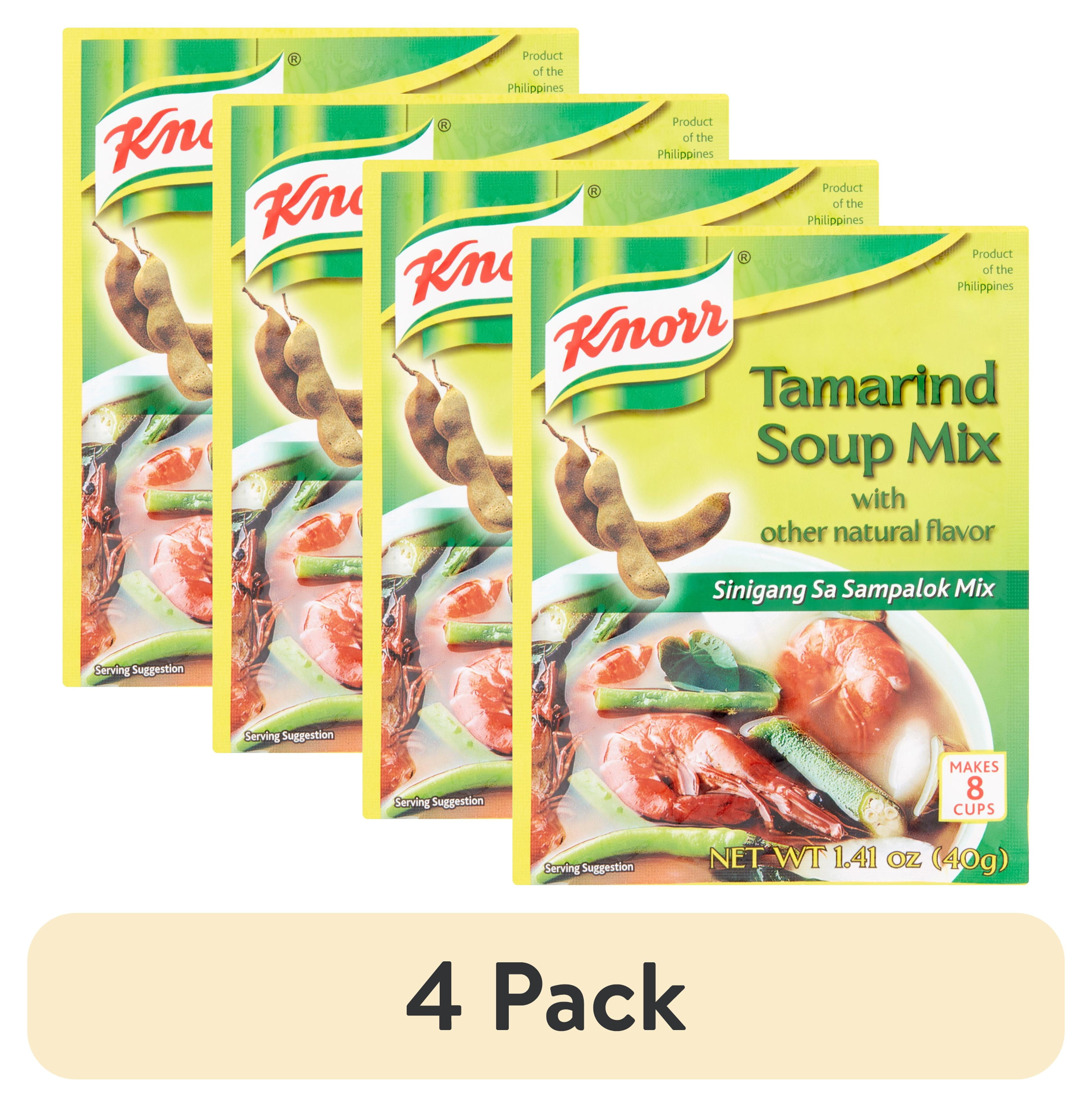 (4 pack) Knorr Tamarind Soup Base, 1.41 oz