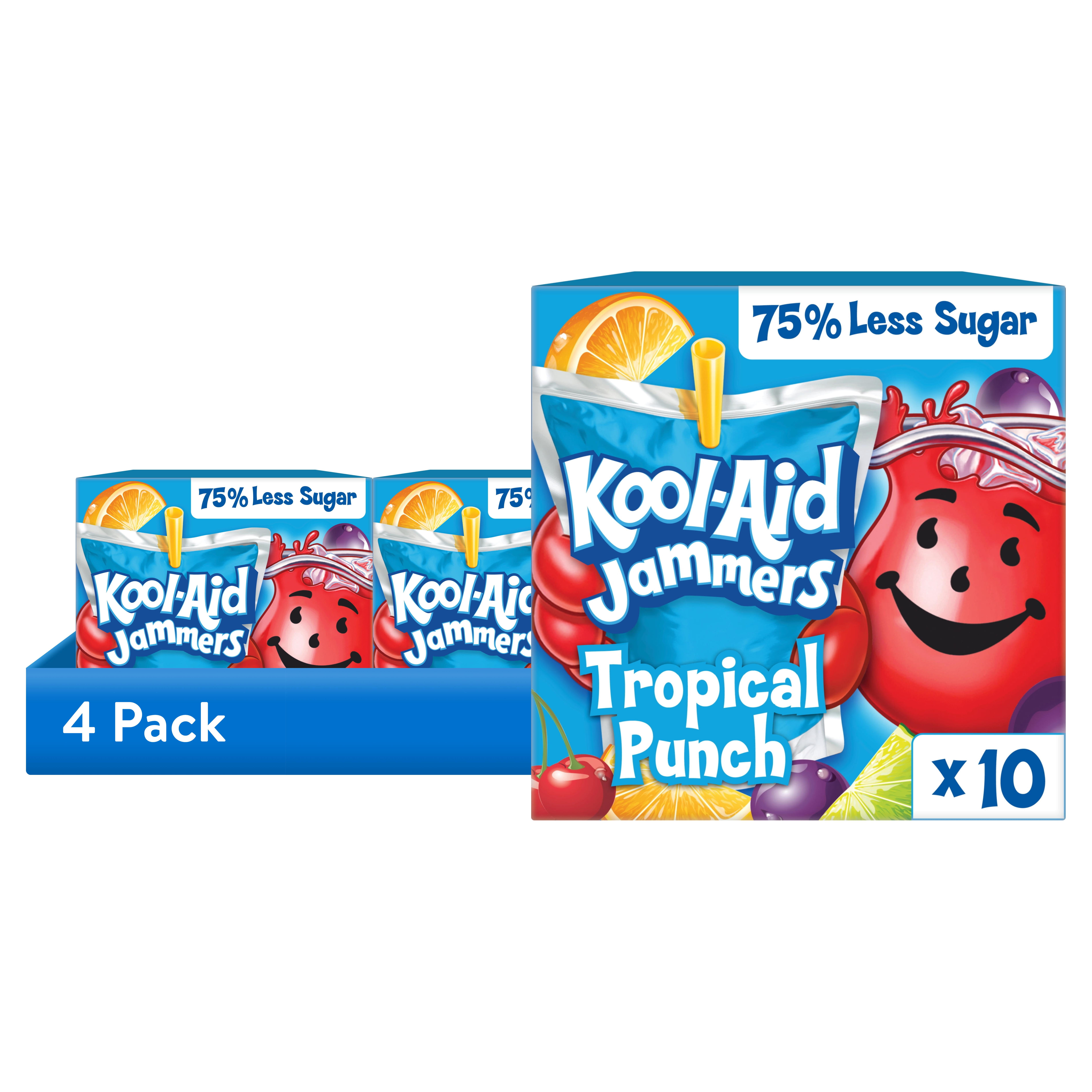 Kool-Aid Jammers Variety Pack - Tropical Punch, Grape, Cherry